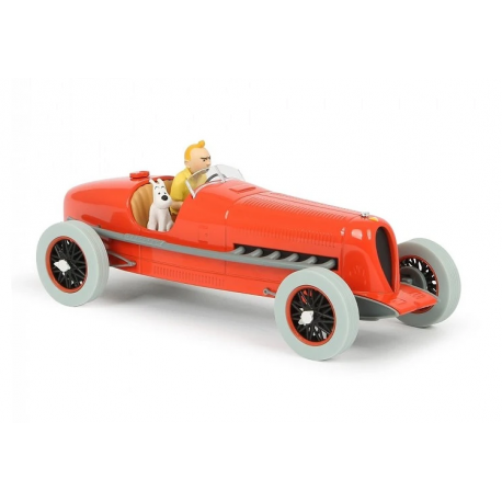 Veículo Tintin N°1 - Le Bolide Rouge Amilcar 1/24