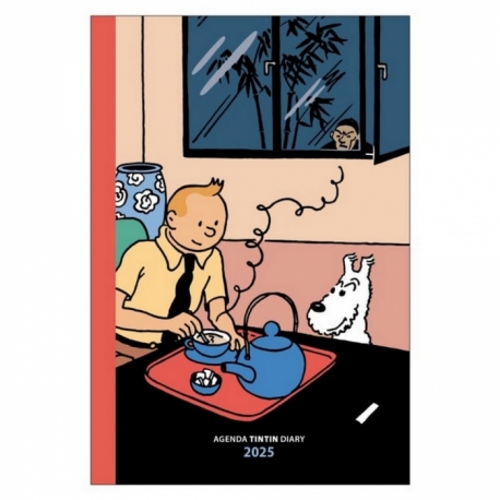 Tintin 2025 pocket agenda (15 x 10 cm)