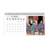 Tintin 2025 desk calendar (21x12.5 cm)